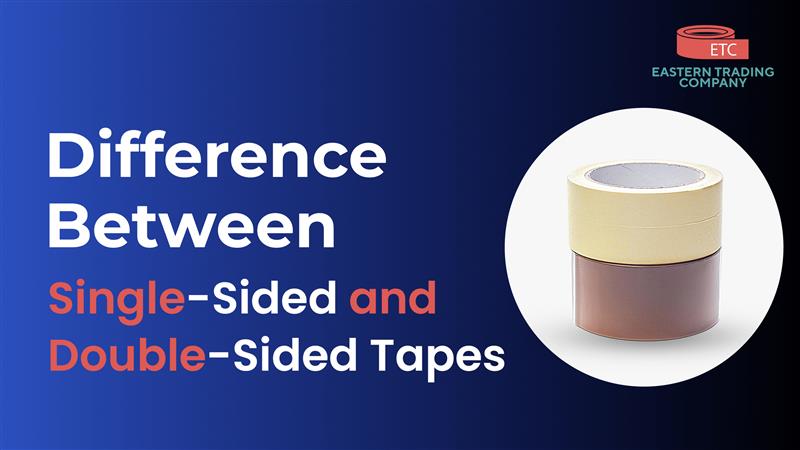 single sided and double sided tapes